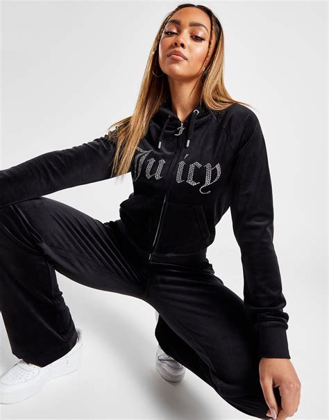 Juicy Sweatshirt and Pants with Diamonds – Jewel Tone Athletics